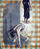oil painting of dancers